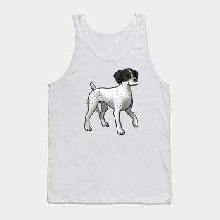 Dog - German Shorthaired Pointer - Black White Ticked Tank Top